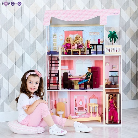 Кукольный домик Эмилия-Романья, с мебелью 